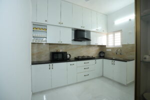 Fully furnished kitchen; Convenience like home, home like stay in Hyderabad
